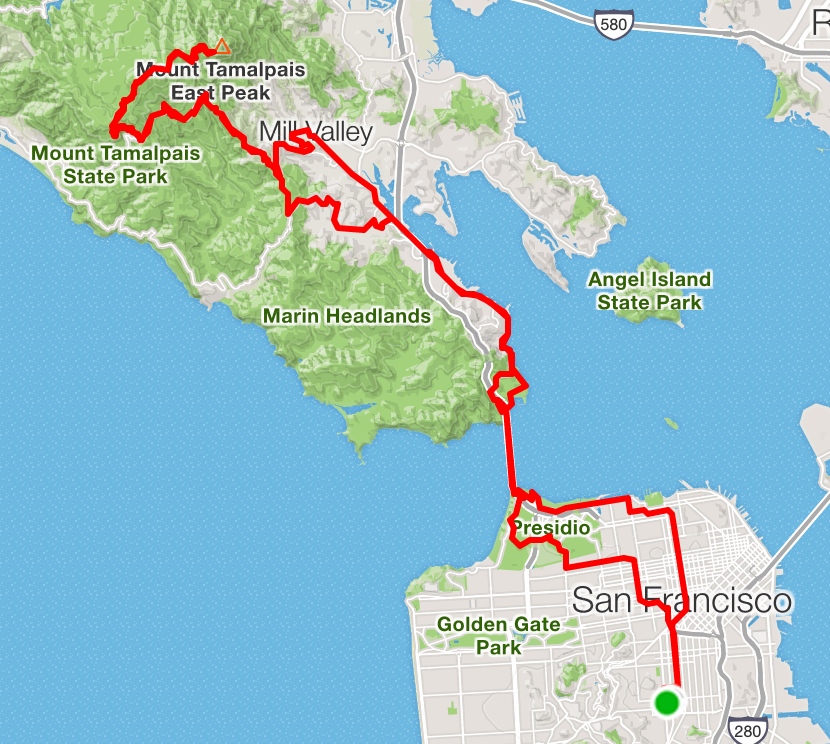 Training Ride 5, May 8: 58.2 miles